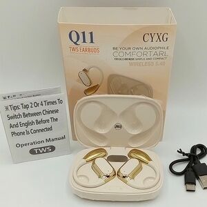 Bluetooth AI translation over ear earbuds new hook on speakers